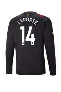 Manchester City Aymeric Laporte #14 Fotballdrakt Borte Klær 2022-23 Lange ermer